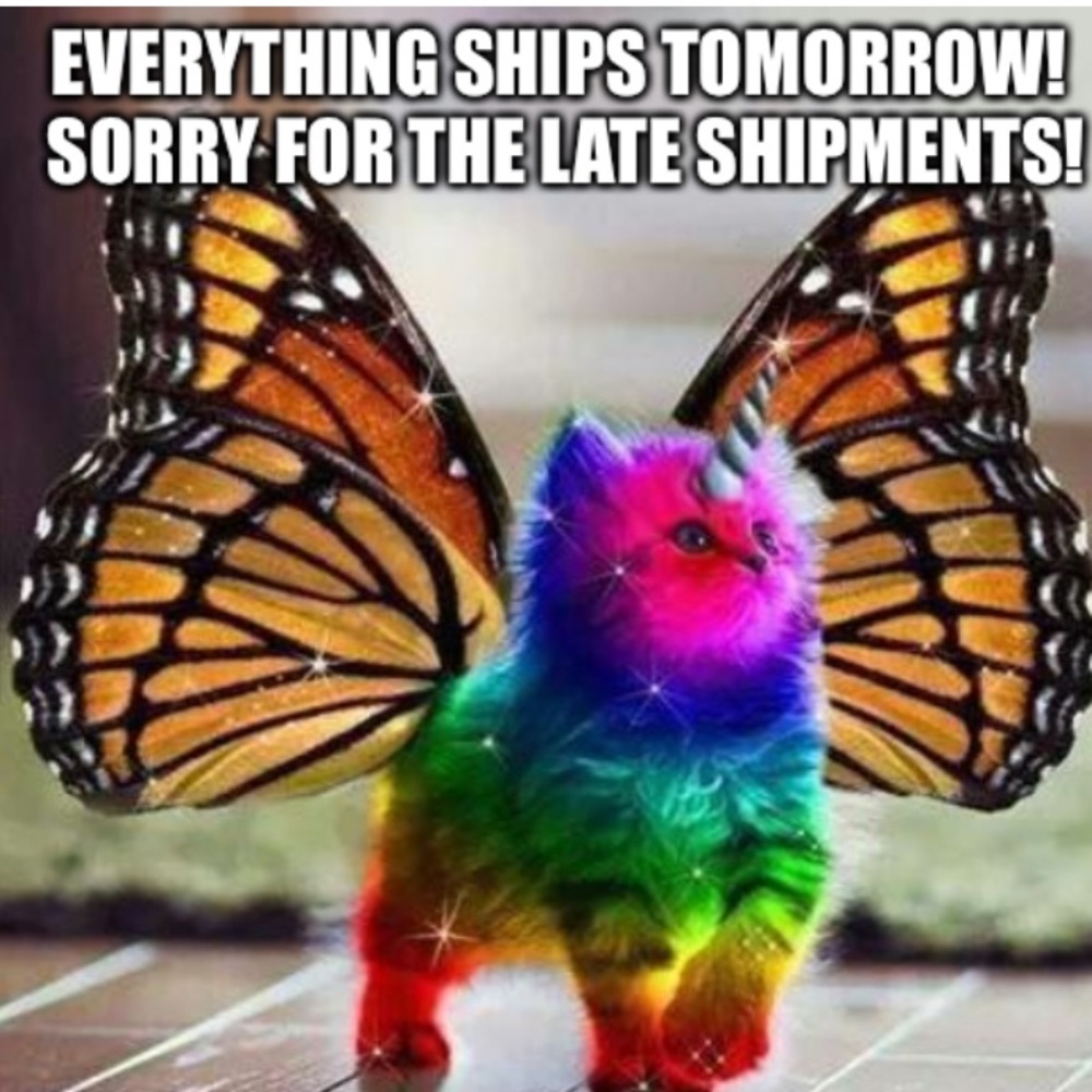All orders tomorrow!!